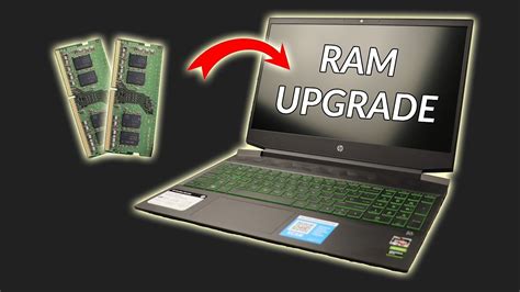 hp pavilion laptop memory upgrade.